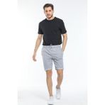Superlife Süperlife Erkek Regular Fit Duble Paça Şort SPR21Y51 - Gri Melanj - 3XL