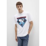 Superman Baskılı Beyaz Tişört 0612917-620
