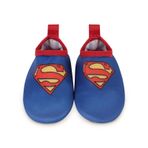 Superman Baskılı Tabanlı 20-24 Numara Deniz Ayakkabısı - Mavi