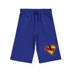 Süperman Erkek Çocuk Kapri 10-13 Yaş Saks Mavisi-11-12 Yaş