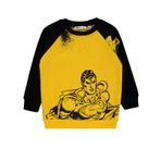 Superman Erkek Çocuk Sweatshirt 2-5 Yaş Hardal