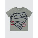 Superman Erkek Çocuk Tişört 10-13 Yaş Gri - 13 - 14 Yaş