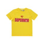 Superman Erkek Çocuk Tişört 6-9 Yaş Sarı - 7 - 8 Yaş
