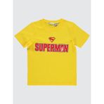 Superman Erkek Çocuk Tişört 6-9 Yaş Sarı - 9 - 10 Yaş