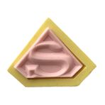 Süperman Logosu Şeklinde Silikon Pasta ve Seker Hamuru Kalibi 4,5x6x0,5 cm