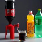 Superman Store* Soda Kola Musluk Tasarrufu Baş Aşağı Içme Suyu Sebili Parti Içecek Makineleri (Yurt Dışından) - NA - Gümüş