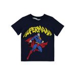 Superman Süperman Baskılı 2-5 Yaş Tişört - Lacivert2-3 Yaş