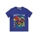 Superman Süperman Can Fly Baskılı 2-5 Yaş Tişört - Mavi2-3 Yaş