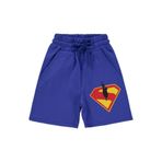 SUPERMAN Süperman Logolu 2-5 Yaş Kapri - Mavi, 4-5 Yaş, 30958055125S1, Saks Mavisi, Erkek Çocuk