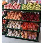Süpermarket sebze rafları, 4 Katmanlı Mutfak Meyve Sebze Depolama Organizatörü, Chip Çanta/İçecekler/Ekmekler için Süpermarket Snack Sepeti Rafı, Büyük Kapasiteli Perakende Bakkal Mağazası Teşhir Ra