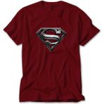 Supermn Logo Kırmızı Tişört Liyada - XS