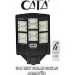 Supernova Solar Aydınlatma Cata CT-4643 12 Saat Yanma, Uzaktan Kumanda, Sensörlü - Siyah-6400K