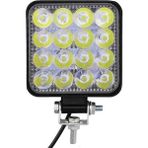Superpower 6 ADET 16 LED Kare Off Road Iş Makinası Çalışma Lambası Sis Farı 48 W