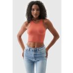 Superstacy Polly Kolsuz Fitilli Kiremit Crop Top