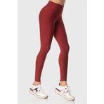 Superstacy Popi Yüksek Bel Bordo Spor Tayt