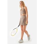 Superstacy SS-2202 Vivian Spor Taş Rengi Kadın Tenis Eteği