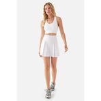 Superstacy Vivian Spor Beyaz Kadın Tenis Eteği