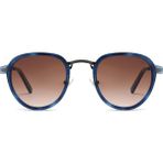 Superstep ST883-C05-49 Unisex Güneş Gözlüğü Yuvarlak Metal Çerçeve - Mavi