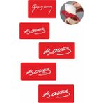 Supertrend Atatürk 5 Adet Geçici Dövme Kına Şablonu - Kırmızı