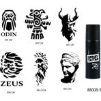 Supertrend Mitolojik Inançlar Spray Tattoo Geçici Sprey Dövme Seti - Siyah