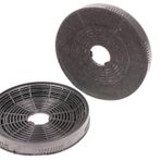 SUPERVAC 2li Davlumbaz Karbon Filtresi 16cm Çap, Silverline, Lanova, Esty,Kumtel ile Uyumlu