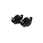 Supervac 50mm Sandalye Tekerleği 11mm Pimli Geçme Teker Frenli 2'li