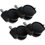 Supervac 50mm Sandalye Tekerleği 11mm Pimli Geçme Teker Frenli 4'lü