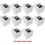 Supervac Arçelik / Beko Robot Süpürge Toz Torbası 10'lu Paket