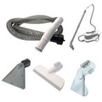 Supervac Kiwi KCC-4325 için Hortum ve Başlık Seti (Halı Yıkama Başlığı, Cam Temizleme Başlığı, Emici Başlık)