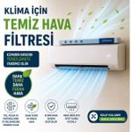 Supervac Klimanızın Hava Kalitesini Destekleyen Filtre - Klimanızı Hava Temizleyiciye Dönüştüren Filtre - Beyaz