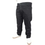 Superxl Büyük Beden Erkek Pantolon Kot Siyah 21920 %97 Cotton %3 Licra Rahat Kesim - 74