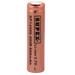 Supex 14500-900D Lityum Ion 3.7Volt 900Mah Şarj Edilebilir Başlıksız Pil