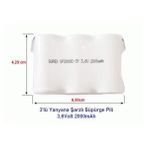 Supex 3.6 Volt 2000 mAh 3'lü Yanyana Şarjlı Süpürge Pili