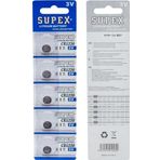 Supex CR1220 3 Volt 5'li Blister Lityum Pil