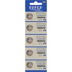 Supex CR2032 5'li 3 V Lithium Blister Pil