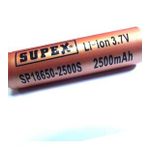 Supex ICR18500-1500MA 3.7V 10C Lityum İon Pil