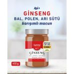 Suplara Api Plus Ginseng, Bal, Polen, Arı Sütü Karışımlı Macun 450 gr