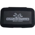 Supplementhane Pillbox Tablet Kutusu (Hap Saklama Kutusu) Güvenlik Kilitli - Siyah