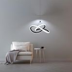 Supply Home Witchers Tekli Krom Sarkıt LED Avize – Power LED Teknolojili, Ayarlanabilir Kablo, 6500K Beyaz Işık, 24W, 40 m² Aydınlatma, Salon, Mutfak ve Oda İçin Şık Aydınlatma