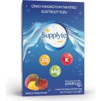 Supplyte Şeftali-Mango Aromalı Çinko-Magnezyum Takviyeli Elektrolit Tozu 12 Gr X 8 Adet