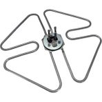Süppürge Çay Makinesi Ile Uyumlu Makinesi ve Semaver Kelebek Rezistans 2750W 31,5cm