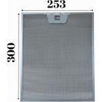 Süppürge Dominox Ile Uyumlu Davlumbaz 25X30 cm Tek Tırnaklı Aspiratör Yağ Filtre - 1