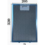 Süppürge Esty Ile Uyumlu Davlumbaz 20,5X32 cm Arka Aralık 7,5 cm Aspiratör Filtresi - 1
