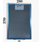 Süppürge Esty Ile Uyumlu Davlumbaz 28X37 cm Arka Aralık 12,5 cm Aspiratör Filtresi
