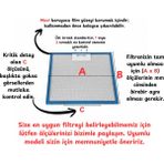 Süppürge Teka Ile Uyumlu Davlumbaz 20,2X49,1 cm Arka Ara 12,5 cm Aspiratör Filtresi