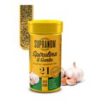Supranom 21 Spirulina Tüm Balıklar İçin Garlic Green Granul 100 ml Balık Yemi