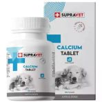 Supravet Kedi ve Köpek İçin Kalsiyum Vitamin Tablet 75'li