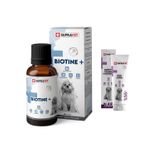 Supravet Plus +B For Köpek Biotine Damla 100 ML (Köpekler Için Tüy Sağlığı Damlası) + Yavru Köpekler için Vitamin Malt Macun 30 GR