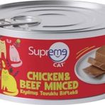 Supreme 85 gr Kıyılmış Tavuklu Biftekli Konserve Mama