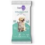 Supreme Cat Dog Yeşil Çaylı Temizleme Mendili 60 lı Paket